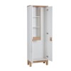 Dulap inalt Bali White, MDF, PAL melaminat, alb, 3 usi, H.187 cm, BALI WHITE 900 FSC