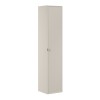 Dulap inalt Bella Cashmere, MDF, PAL melaminat, cashmir mat, 1 usa, H.140 cm, BELLA CASHMERE 80-35-1D