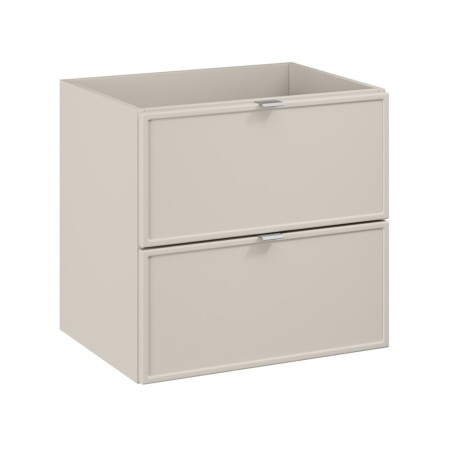 Dulap lavoar Bella Cashmere, MDF, PAL melaminat, cashmir mat, 2 sertare, L.60 cm, BELLA CASHMERE 82-60-46-2S