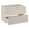 Dulap lavoar Bella Cashmere, MDF, PAL melaminat, cashmir mat, 2 sertare, L.80 cm, BELLA CASHMERE 82-80-46-2S