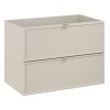Dulap lavoar Bella Cashmere, MDF, PAL melaminat, cashmir mat, 2 sertare, L.80 cm, BELLA CASHMERE 82-80-46-2S