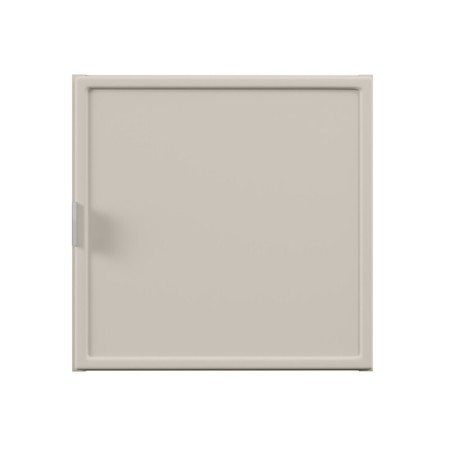 Dulap suspendat Bella Cashmere Qubix, MDF, PAL melaminat, cashmir mat, 1 usa, L.35 cm, BELLA CASHMERE 83-35-1DQ