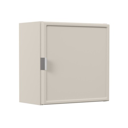 Dulap suspendat Bella Cashmere Qubix, MDF, PAL melaminat, cashmir mat, 1 usa, L.35 cm, BELLA CASHMERE 83-35-1DQ