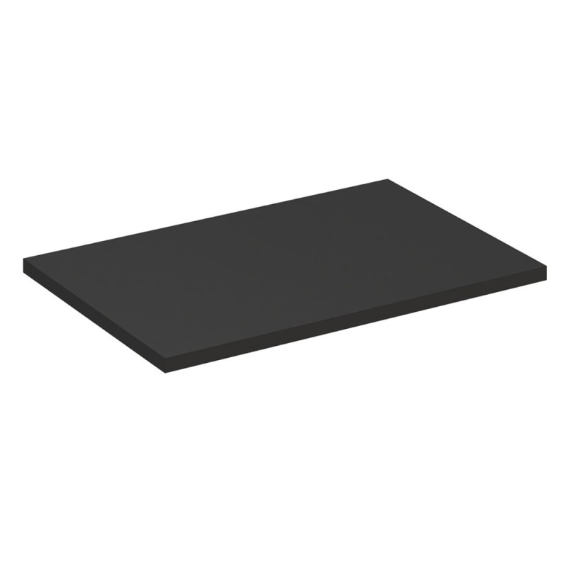 Blat Talia Casella, PAL melaminat, negru mat, L.80 cm, BLACK 89-80-46 L
