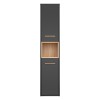 Dulap inalt Borneo Cosmos, MDF, Pal melaminat, gri cosmos, H.170 cm, BORNEO COSMOS 800 FSC