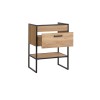 Dulap lavoar Brooklin, PAL melaminat, metal, stejar auriu, 1 sertar, L.60 cm, BROOKLIN 820 FSC