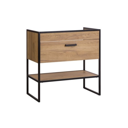 Dulap lavoar Brooklin, PAL melaminat, metal, stejar auriu, 1 sertar, L.80 cm, BROOKLIN 821 FSC