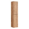 Dulap inalt Capri Oak, PAL melaminat, stejar auriu, 2 usi, H.170 cm, CAPRI OAK 800A FSC