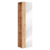 Dulap inalt cu oglinda Capri Oak, PAL melaminat, stejar auriu, 1 usa, H.170 cm, CAPRI OAK 803A FSC