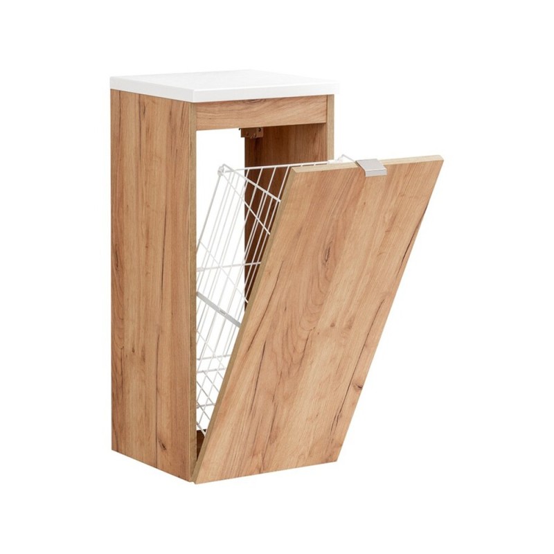 Dulap lateral Capri Oak, Pal melaminat, stejar auriu, 1 usa, L.35 cm, CAPRI OAK 811A FSC