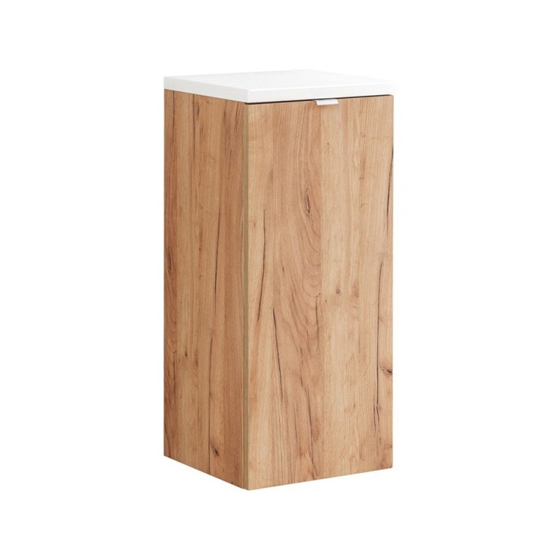 Dulap lateral Capri Oak, Pal melaminat, stejar auriu, 1 usa, L.35 cm, CAPRI OAK 811A FSC