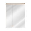 Dulap cu oglinda Capri Oak, Pal melaminat, stejar auriu, 2 usi, L.60 cm, CAPRI OAK 842A FSC