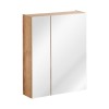 Dulap cu oglinda Capri Oak, Pal melaminat, stejar auriu, 2 usi, L.60 cm, CAPRI OAK 842A FSC
