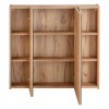 Dulap cu oglinda Capri Oak, Pal melaminat, stejar auriu, 3 usi, L.80 cm, CAPRI OAK 843A FSC