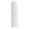 Dulap inalt cu oglinda Capri White, MDF, PAL melaminat, alb mat/stejar auriu, 2 usi, H.170 cm, CAPRI WHITE 800B FSC