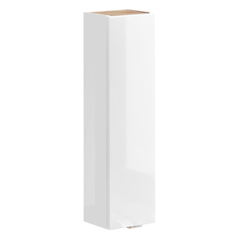 Dulap suspendat Capri White, MDF, PAL melaminat, alb mat/stejar auriu, 1 usa, L.20 cm, CAPRI WHITE 830B FSC