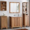 Dulap lavoar Classic Oak, PAL melaminat, stejar, 2 usi, L.80 cm, CLASSIC OAK 821 -80CM FSC