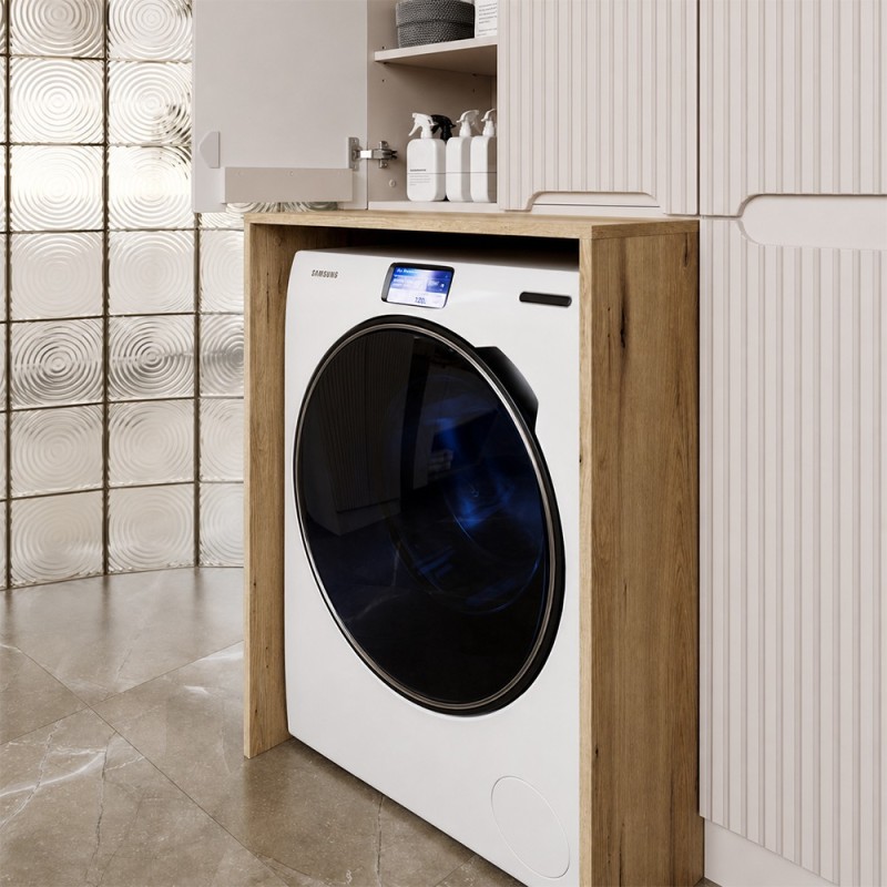 Masca pentru masina de spalat Nova Cashmere, PAL melaminat, stejar evoke, 70X65 cm, COAST EVOKE UN 81-70-65