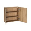Dulap cu oglinda suspendat Nova Coast Evoke, MDF, PAL melaminat, stejar evoke, 2 usi, L.60 cm, COAST EVOKE UN 84-60-2D