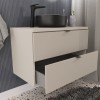 Dulap lavoar Dalia Cashmere, PAL melaminat, cashmir mat, 2 sertare, L.80 cm, DALIA CASHMERE 82-80-46-2S