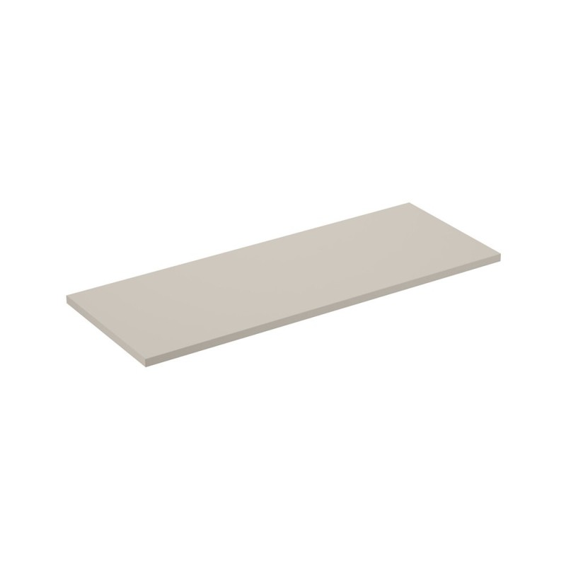 Blat de baie Dalia Cashmere, PAL melaminat, cashmir mat, L.120 cm, DALIA CASHMERE 89-120-46