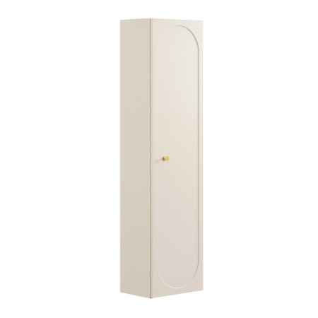 Dulap inalt Donna Sand, MDF, PAL melaminat, bej nisipiu, 1 usa, H.140 cm, DONNA SAND 80-35-1D