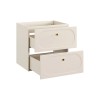 Dulap lavoar Donna Sand, MDF, PAL melaminat, bej nisipiu, 2 sertare, L.60 cm, DONNA SAND 82-60-46-2S
