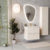 Dulap lavoar Donna Sand, MDF, PAL melaminat, bej nisipiu, 2 sertare, L.60 cm, DONNA SAND 82-60-46-2S