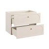 Dulap lavoar Donna Sand, MDF, PAL melaminat, bej nisipiu, 2 sertare, L.80 cm, DONNA SAND 82-80-46-2S