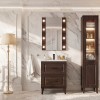 Oglinda Dorothy Ristretto, PAL melaminat, sticla, LED, 20.5W, 470 lumeni, alb neutru 4000K, IP44, L.60 cm, DOROTHY RISTRETTO 84-60
