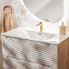 Lavoar cu o singura Sky, ceramica, alb lucios, L.120 cm, SKY 120/DP-8099