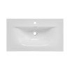 Lavoar baie Comad Sky 80, ceramica, alb lucios, L.80 cm, SKY 80/DP-8099