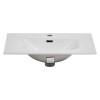 Lavoar baie Comad Sky 80, ceramica, alb lucios, L.80 cm, SKY 80/DP-8099