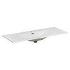 Lavoar cu o singura Sky, ceramica, alb lucios, L.120 cm, SKY 120/DP-8099
