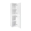 Dulap inalt Fiji White, MDF, PAL melaminat, alb, 2 usi, H.166 cm, FIJI WHITE 80-01-D-2D