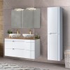 Dulap inalt Fiji White, MDF, PAL melaminat, alb, 2 usi, H.166 cm, FIJI WHITE 80-01-D-2D