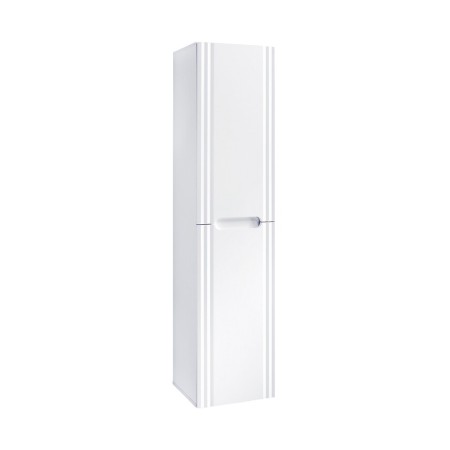Dulap inalt Fiji White, MDF, PAL melaminat, alb, 2 usi, H.166 cm, FIJI WHITE 80-01-D-2D