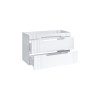 Dulap lavoar Fiji White, MDF, PAL melaminat, alb, 2 sertare, L.100 cm, FIJI WHITE 82-100-D-2S