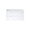 Dulap lavoar Fiji White, MDF, PAL melaminat, alb, 2 sertare, L.120 cm, FIJI WHITE 82-120-D-2S