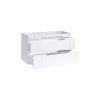 Dulap lavoar Fiji White, MDF, PAL melaminat, alb, 2 sertare, L.120 cm, FIJI WHITE 82-120-D-2S