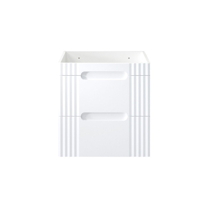 Dulap lavoar Fiji White, MDF, PAL melaminat, alb, 2 sertare, L.60 cm, FIJI WHITE 82-60-D-2S