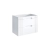 Dulap lavoar Fiji White, MDF, PAL melaminat, alb, 2 sertare, L.80 cm, FIJI WHITE 82-80-D-2S