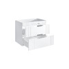 Dulap lavoar Fiji White, MDF, PAL melaminat, alb, 2 sertare, L.80 cm, FIJI WHITE 82-80-D-2S
