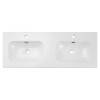 Lavoar baie cu doua cuve Comad Fly, ceramica, alb lucios, L.121 cm, FLY 120D DP ( E-8073-120D )