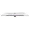 Lavoar cu o singura cuva Fly, ceramica, alb lucios, L.100 cm, FLY WHITE GLOSS UM 100-46 DP ( E-8073-100 )