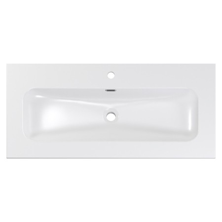Lavoar cu o singura cuva Fly, ceramica, alb lucios, L.100 cm, FLY WHITE GLOSS UM 100-46 DP ( E-8073-100 )