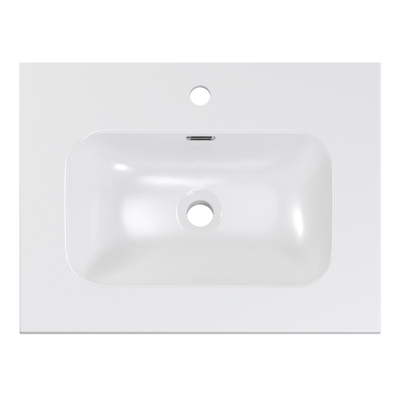 Lavoar baie Comad Fly, ceramica, alb lucios, L.60 cm, FLY WHITE GLOSS UM 60-46 DP ( E-8073-60 )