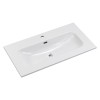 Lavoar baie Comad Fly, ceramica, alb lucios, L.80 cm, FLY WHITE GLOSS UM 80-46 DP ( E-8073-80 )