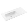 Lavoar cu o singură cuva GO, ceramica, alb lucios, L.101 cm, GO 2 100CM L DP ( E-8095-100L )