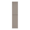 Dulap inalt Iconic Cashmere, MDF, PAL melaminat, cashmir mat, 2 usi, H.160 cm, ICONIC CASHMERE 80-01-D-2D